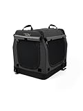 TrendPet TPX-Pro - Leichte, Faltbare Hundebox mit Aluminium Rahmen (grau, L 75 x B 55 x H 60 cm)