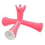 Luxshiny Kunststoff Golf Tee Verstellbar Robuster Golfballhalter Golf Simulator Zubehör für Indoor und Outdoor Golftraining Rosa
