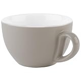 APS 16006 Cappuccinotasse in grau Ø 10,5 cm, Höhe 6,5 cm, 300 ml