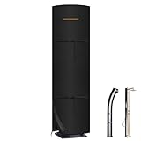 VANSHEIM Solardusche Abdeckung Winterfest Abdeckplane Dusche Garten Solarduschen Abdeckung für Gartendusche, Pooldusche Wasserdicht Abdeckhauben für Sonnenschirm Winddicht UV-Beständiges 220x67cm