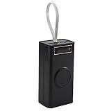 Okeeyseda 21X18650 BatteriegehäUse SchweißFreies Powerbank-GehäUse - mit Licht 18650 Batterieladebox Abnehmbare Tragbare DIY-HüLle