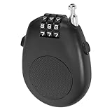 Happyyami Anti-Diebstahl Snowboard Schloss Mit Zahlencode Kompaktes Kabelschloss Für Skier Fahrräder Und Sportgeräte Sicherer Schutz Für Reisen