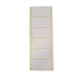 Endlosetiketten Computeretiketten Lochrandetiketten 88,9x48,8mm 3000 Stück endlos selbstklebend weiß