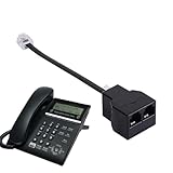 Telefonkabel -, Zwei -Way -Telefondrähte -Splitterkonverter, Telefonkabel -Plitter -Konverter für Telefon-, Faxmaschinen-, Modem- und DSL -Geräte