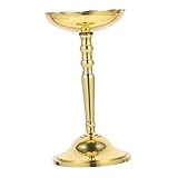 Ciieeo 1 Stück Kerzenständer Set Teelichtgläser Vintage Glühbirnen Wandleuchter Kerzenhalter Klare LED Moderne Ständerhalter Kronleuchterdosen Laternendekoration