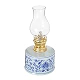 MAGICLULU Kerosinlampe Aus Keramik Sturmlaterne Ölkerzen Für Den Innenbereich Hängende Öllampe Kleine Öllampe Öllaterne Kleine Laterne Öllampenöl Für Den Innenbereich Petroleumlampen Glas