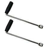 Kisangel 2 Stück Handkurbel Generatorgriff Rutschfeste Handkurbel aus Robustem Material Ergonomisch Geformt für Komfortable Manuelle Generatorstartbedienung im Outdoor-einsatz