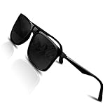 CHEREEKI Polarisierte Sonnenbrille UV400 Retro Vintage Brille für Herren und Damen