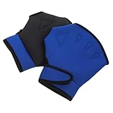 HONITANO Schwimmhandschuhe Nylon Schwimmflossen Handprotektor Verstellbar Atmungsaktiv für Wassersport Schwimmen Tauchen Erwachsene und Jugend Zufällige Farbe Zufällige Farbe