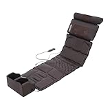 NaMaSyo Ganzkörper-Massagematte Chair Rückenmassagegerät Shiatsu Massageauflage Rückenmassage & Nackenmassage Massagekissen mit Fußmassagegerät Rückenmassagegerät Wärmefunktion