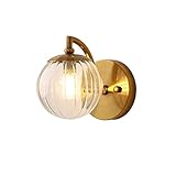 Postmoderne minimalistische Nachttischlampe für Schlafzimmer LED Studierzimmer/Schlafzimmer/Korridor/Treppe Hintergrund Wand wasserdicht (transparent)