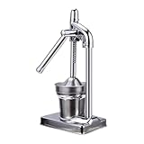 Zitronenpresse - Fruchtpresse und Zitronenpresse Entsafter,Edelstahl Entsafter,Für Zuhause, Restaurant, Büro, Wohnung, Party, Limette, Orange, Grapefruit