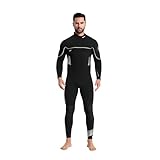 ZCCO Neoprenanzug für Herren, 3/2mm Neoprenanzüge für kaltes Wasser, CR-Neopren Tauchanzüge zum Tauchen Surfen Schnorcheln Kajakfahren Wassersport