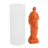 Vesone 3D Jesus Kerzenform, Oster Jesus Statue Silikonform Harz-Gott Retter-Formen für Kerzen, Schokolade, Kuchen, EIS, Seife, Harz, Backen