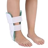 Watris Veiyi Orthese Sprunggelenk, 26.5x18cm Knöchel Stabilisator, Verstellbare Silikon Sprunggelenk Schiene mit Gelpolstern, Schiene Links Rechts Fußgelenkbandage für Erwachsene