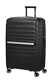 Samsonite Neo Flux - Spinner L, Erweiterbarer Koffer, 75 cm, 109/121 L, Schwarz (Black)