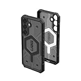 URBAN ARMOR GEAR Pathfinder MS Case Samsung Galaxy S25 Plus Hülle (Magnetring, Designed for Samsung Zertifiziert, Wireless Charging kompatibel, 5,5m Fallschutz) ash (grau transparent)