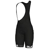 ALE' Tragardo Solid Latzhose für Damen, Schwarz, Größe : M-3-44