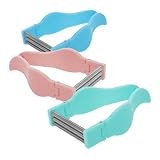 FRCOLOR Gesichts Epilierer Für Frauen Schmerzfreier Haarentferner Für Gesicht Und Kinn Manuelle Enthaarung Pink Und Ideal Für Feine Gesichtshaare