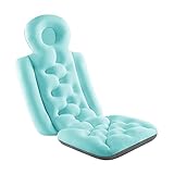 Ganzkörper Badekissen Ergonomisches Spa Kissen für Badewanne rutschfest Dickes Wasserdichtes Badezimmerkissen Badewannenzubehör 25.59x14.57inch oder 36.61x15.75inch