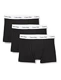 Calvin Klein Herren - 3er-Pack mittlere Taille Hüft-Shorts - Mehrfarbig (Schwarz 001), Gr. M