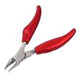 Beaupretty Faltbare Habichtsmaulzange Pflicht Poliermaschine Zehennagel Pediküre Maniküre-trimmer Manikürezange Fingernagelknipser Schermaschinen Nagelschere Scherkopf Edelstahl 430 Rot