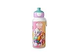 Mepal - Trinkflasche Pop-up Campus - Wasserflasche - Auslaufsichere Flasche für die Schule - Wiederverwendbar - BPA-frei & Spülmaschinenfest - 400 ml - Paw Patrol Girls
