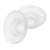Sosoport 2Stücke Frosted Glass Seifenschale Transparente Seifenschale für Dusche Badezimmer und Küche Multifunktional als Duftölschale oder Schmucktablett
