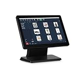 Registrierkasse, POS System Cash Register, 14 Zoll Touchscreen 10 I3/i5 Mit VFD Und Software for Einzelhandel Shop, für Einzelhandel & Gastronomie All-in-One-System(I3 4G 64G WIFI VFD)