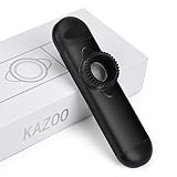 Rockhouse Metall-Kazoo mit verstellbaren Tönen für Unterhaltung und alle Musikinstrumente (schwarz, 30 Membranen im Lieferumfang enthalten)
