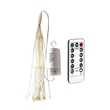 Feuerwerk-Lichterkette für den Außenbereich, 120 LEDs, mit Fernbedienung, Kupferdraht, für Innenhof, Garten, Weihnachtsfeier