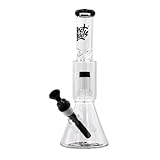 Smokerhontas Best Buds Double Chamber Matrix Perc Perkulator Kolben Bong aus Borosilikatglas - 31,5 cm