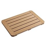 ACUEL Duschmatte, rutschfeste Badewannenmatte, Poly-Lumber wasserdichte Badematte für Badezimmer Innendusche 50,8 x 33 cm