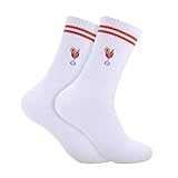 Yemmert Aperol Geschenk Aperol Socken 36-42 für Damen Herren Weihnachten Lustige Tennissocken Sportsocken Crew Socks Accessoires