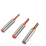 Hezhu 3TLG FRÄSER NUTFRÄSER Ø 3MM/4MM/5MM OBERFRÄSER (8MM SCHAFT) HOLZFRÄSER