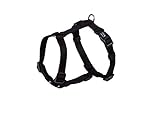 Nobby Classic Geschirr, schwarz, S-M, Brust: 30/50 cm, B: 15 mm