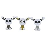 Vctitil 3 Stück Universal Auto Handyhalterung Niedlich Panda Form Einfach zu Installieren Auto Vent Auto Handyhalterung