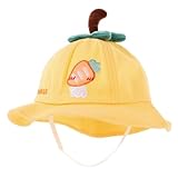 SAFIGLE Kindermütze kopfschutz Hut Frühlingshut Gelber Hut Niedlicher Babymütze Sonnenhüte für Kleinkind Mütze Mädchen Hut Sonnenhut Kleinkind Sonnenhut Polyester