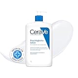 CeraVe Feuchtigkeitslotion für Körper und Gesicht, Lotion für trockene bis sehr trockene Haut, Mit Hyaluron und 3 essenziellen Ceramiden, Auch bei Neurodermitis und für Allergiker, 1 l