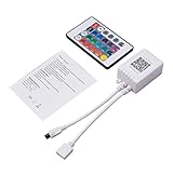 UKCOCO LED Licht Controller Lichtleiste Lichtleiste Dimmer Für LED Bandlicht LED Zubehör LED Mit Controller LED Beleuchtungsversorgung Controller Für LED Lichtschlauch Weiß Abs