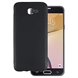 OAGELIM Hülle kompatibel mit Samsung Galaxy On5 2016 Case Stoßfeste TPU Weiche Flexible Schützende Handyhülle mit Kratzfestigkeit und Militärischer Fallschutz (Schwarz)