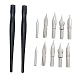 jojofuny 2 Sätze Cartoon Federhalter Kunststoff mit Metallspitzen Manga Zeichenfedern Ergonomisch Sicher und Praktisch für Profi künstler und Schreibanfänger