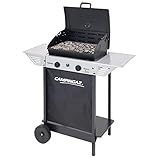 La zappa Grill 'Xpert 100L' BBQ Herd mit Grill und Lavasteinrädern zwei Brenner