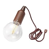 Cabilock Vintage Campinglampe LED Retro Outdoor Laterne Tragbar Seillänge für Zelt Wandern Backpacking und Camping Beleuchtung