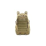 ETZRYSYB Herren-Rucksack, wasserdicht, Camping, Wandern, Camouflage, Jagd-Rucksack, Molle-Tasche, einfarbig, One size
