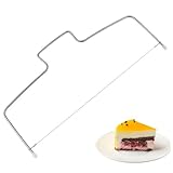 SGERUFZ Cake Cutter, Kuchenschneider, Tortenschneider, Torten Schneidehilfe, Tortenmesser, Tortenschneider Edelstahl, Tortenbodenschneider, Tortentrenner, Kuchenschneider Draht