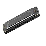 10 Loch C Ton 20 Ton Blues Mundharmonika Geeignet Für Anfänger(Black)