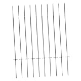 Toyvian 10Stücke Grillspieße mit Getriebe Design Wiederverwendbare Bbq Spieße für Camping Garten und Outdoor Langlebig und Sicher Anwendung