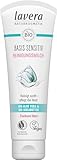lavera basis sensitiv Reinigungsmilch Bio Aloe Vera & Sheabutter ∙ Trockene & sensible Haut ∙ Vegan Bio Pflanzenwirkstoffe Naturkosmetik Natural & innovative Gesichtsreinigung 2er Pack(2x125 ml)