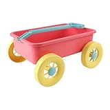 Kindersandgräber Handwagenspielzeug, große Aufbewahrungsraum -Baggerwerkzeuge, Strandwagenspielzeug, 35x30.5x18cm, einfach zu bedienen, tragbar für Kinder Kinder Mädchen 3~6